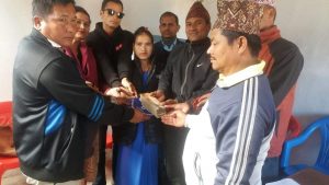 महिला सामुदायिकद्धारा विमा रकम प्रदान
