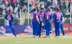 उत्कृष्ट प्रदर्शन गरिरहेको नेपाली क्रिकेट टिमका प्रत्येक खेलाडीलाई २१ हजार दिने एनएमबि बैंकको घोषणा