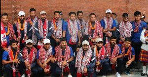 राष्ट्रिय क्रिकेट टोली स्वदेश फिर्ता