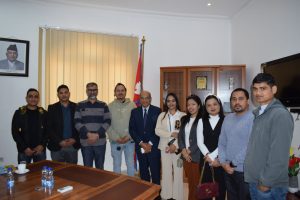 नेपाल पत्रकार महासंघ कतार शाखाद्वारा नवनियुक्त राजदुत पौडेल संग भेटघाट तथा परिचयात्मक कार्यक्रम सम्पन्न