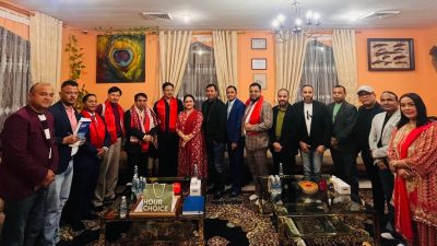 नेपाली व्यवसायी संघद्वारा प्रथम सचिव कृष्ण कुमार सुवेदीलाई भव्य सम्मान तथा बिदाइ
