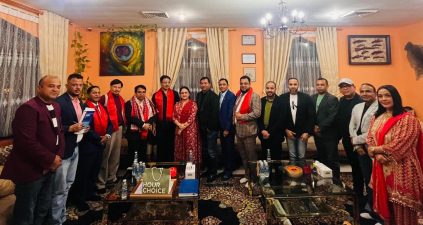 नेपाली व्यवसायी संघद्वारा प्रथम सचिव कृष्ण कुमार सुवेदीलाई भव्य सम्मान…